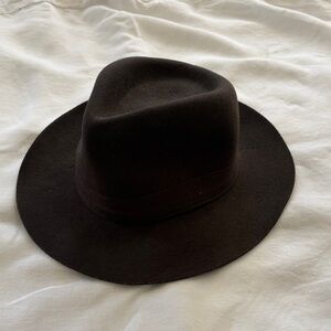 Classic Brown Fedora Hat